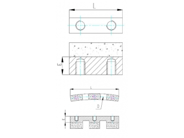 Diamond Grinding Segments, Grinding Head