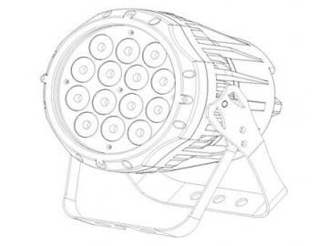 Stage Lighting RGB LED Par Light  Code SS338E/ET Stage Lighting