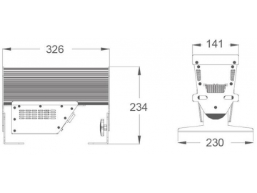 Stage Lighting 4x30W LED Spot Light Bar  Code SS366XAL Stage Lighting