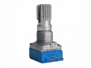 Metal 9mm Knurled Shaft Rotary Potentiometer, WH9011A