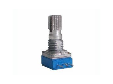 Metal 9mm Knurled Shaft Rotary Potentiometer, WH9011A Series