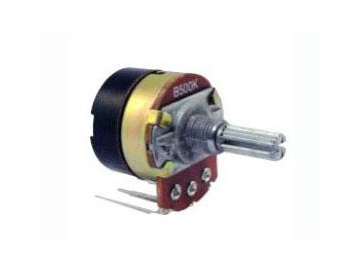 24mm Metal Shaft 500 ohm Rotary Potentiometer with on/off Switch,WH138-1AK-4