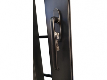 Aluminum Sliding Door, with Aluminum reinforcing Bar