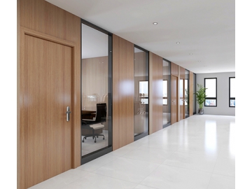 Wood with Aluminum Partition