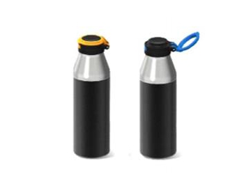 Fashion Water Bottle Stainless Steel Vacuum Flasks Bouncing Cover Thickening Leak-Proof Travel Drink Bottle