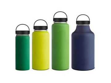 Stainless Steel Bottle Double Wall Vacuum Flask with Portable Handle