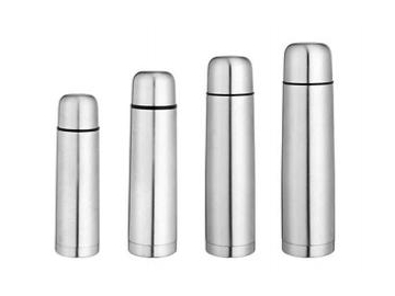 Fashion Silver Stainless Steel Vacuum Thermoses Bullet Flask Outdoor Office Cup Hot Cold thermal Water Bottle​
