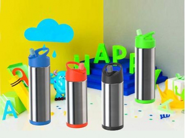 Water Bottle for Kids Stainless Steel Bottle with Flip Straw