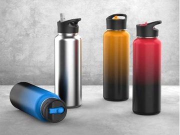 Leak-Proof Vacuum Flask Stainless Steel Water Bottle with Straw