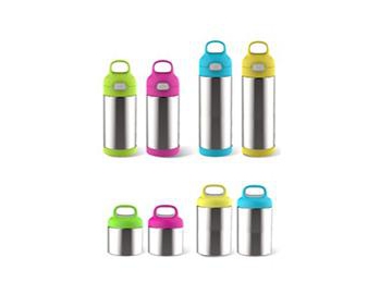 Water Bottle for Kids Stainless Steel Bottle with Straw and Handle