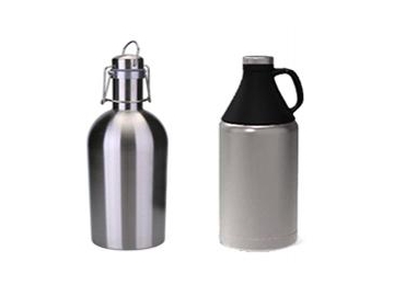 Leak-Proof Flask Stainless Steel Vacuum Bottle Portable Large Capacity Beer Growler