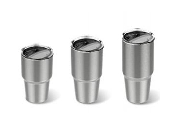 Stainless Steel Tumbler Resistant Lid, Double Walled Insulated Travel Tumbler