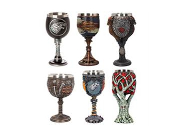 Fashion 3D painted Stainless Steel Stemware