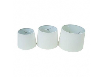 Portable Hand Made PVC Cylinder Lamp Shade, Coverlight (Shallow Drum)                                             (Model Number:DJL0589)