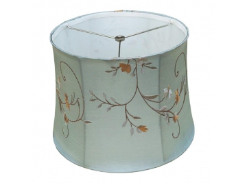 Textile Floor Chinese Style Flower Embroidered Lampshade, Coverlight Model Number(DJL0545)