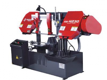 Semi-automatic Horizontal Metal Band Saw,Single Column Type