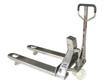Stainless Steel Pallet Jack with Scale