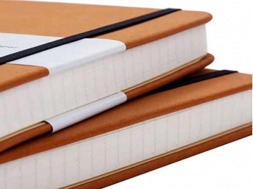 Leather memo notebook