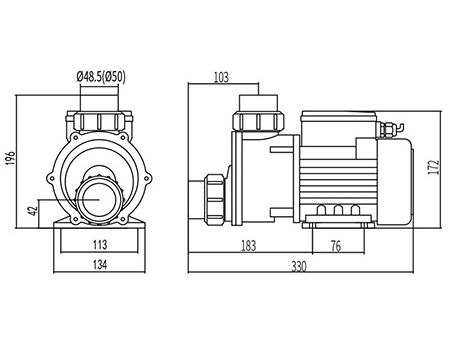 SPA Massage Circulating Pump, DXD-310T