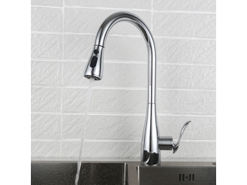 Single hole pull down kitchen faucet  SW-KF001