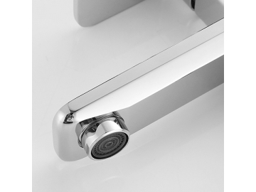 Single handle basin faucet in chrome polished finish  SW-BFS007(1)