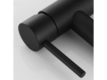 Single handle tall vessel sink faucet in matte black color  SW-BFS013(2)