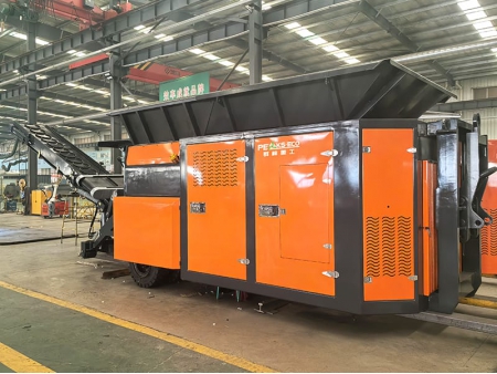 Mobile Double-Shaft Shredder