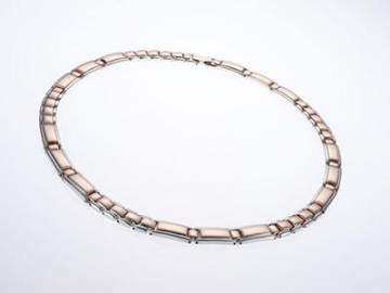 SN047 Healthcare Magnetic Necklace with Rose Gold Appearance