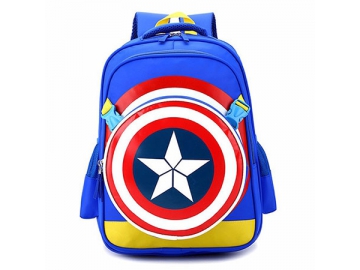 CBB2094-1 Kid's School Backpack, Polyester School Bags with Detached Round Bag