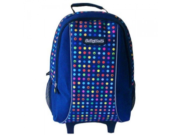 316370DP School Wheeled Backpack, 49*31*26cm School Backpack Bag with Wheels