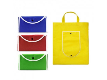 CBB3572-1 Foldable Non-woven Tote Bag, Recyclable Grocery Shopping Totes