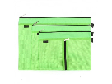 CBB3799-1 Polyester Zipper File Folder, Document Bags​