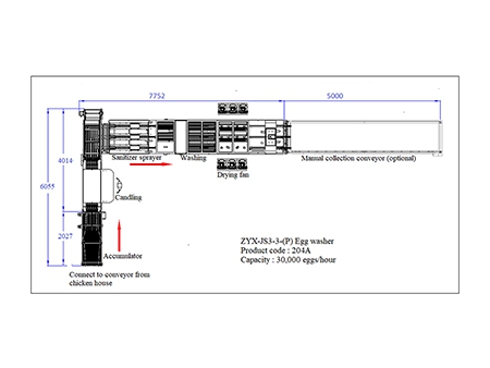 204A Egg Washer (30,000 EGGS/HOUR)
