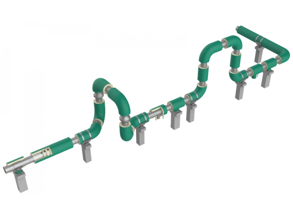 Above Ground Steam Piping System | Pipeline Solutions | ETW International