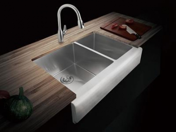 SER92003 Double Bowl Stainless Steel Kitchen Sink