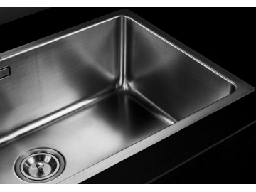 SER92007-W Rectangular Double Bowl Ion Cleaning Kitchen Sink with Knife Holder