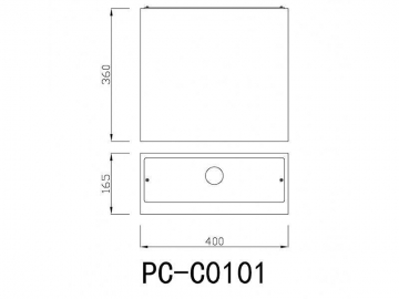 Stainless Steel Squat Toilet Cistern