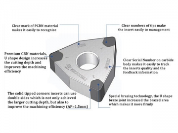 Heavy Cutting PCBN Insert