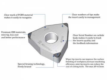 PCBN Wiper Insert