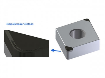 PCBN Chip Breaker Insert