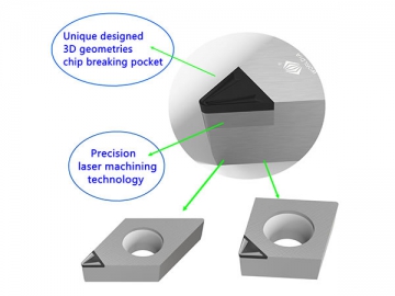 PCD Chipbreaker Insert