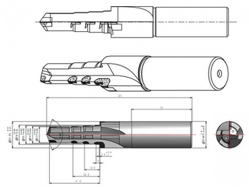 PCD Step Drilling Reamer