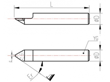 PCD Engraving Cutter for Stone