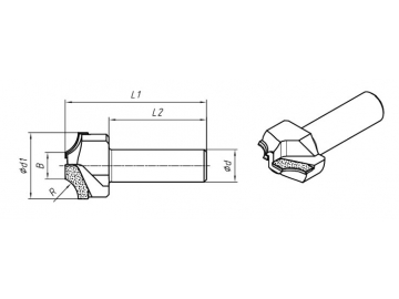 PCD Router Bit for Woodworking