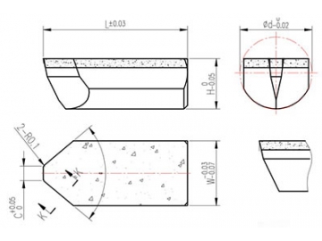 PCD Boring Cutter for Rollers