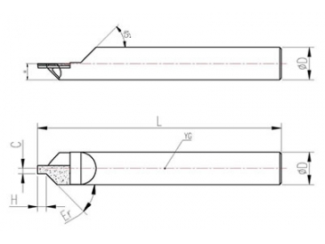 PCD Router Bit for Acrylic