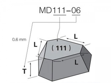 Monocrystalline Diamond Die Blanks