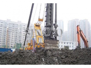 Electro-Hydraulic Track Pile Driving Rig