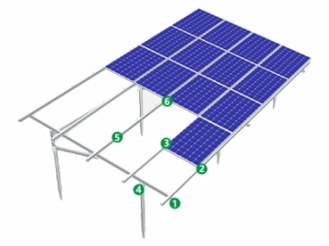 PGT5 Ground Mount Solar Racking System