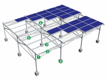 Greenhouse Solar Mounting System